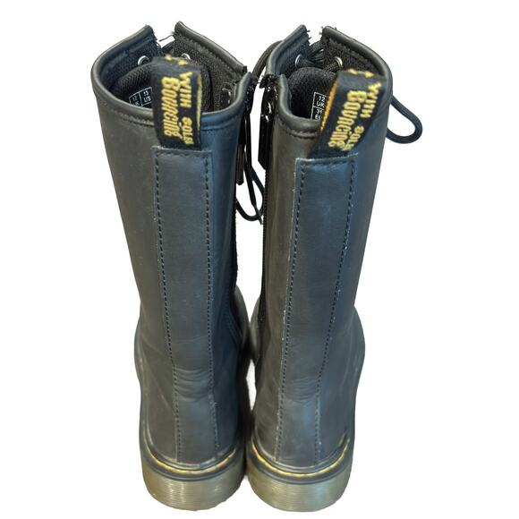 Dr. Martens 1914 Juniors Tall Leather Boots Unisex Size 13 - Picture 4 of 8